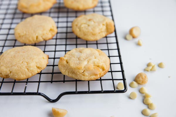 keto cookies on a wire rack cooling