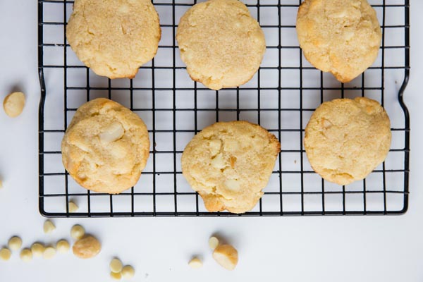 keto cookies on a wire rack