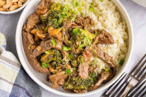 Low Carb Cashew Beef