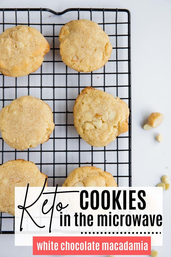 six cookies on a wire rack