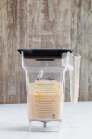 keto pancake batter in a blender