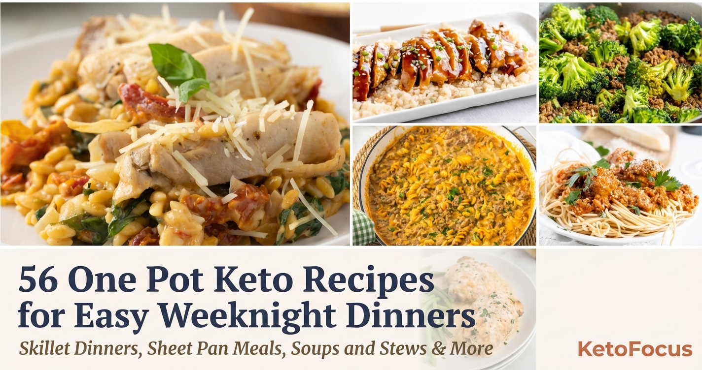 56 One Pot Keto Recipes for Easy Weeknight Dinners - Ketofocus