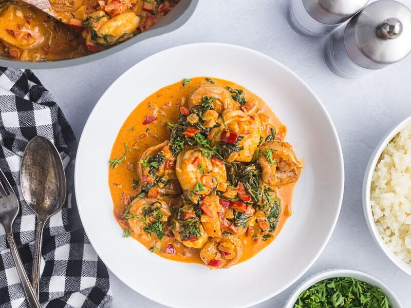 Creamy Garlic Paprika Shrimp
