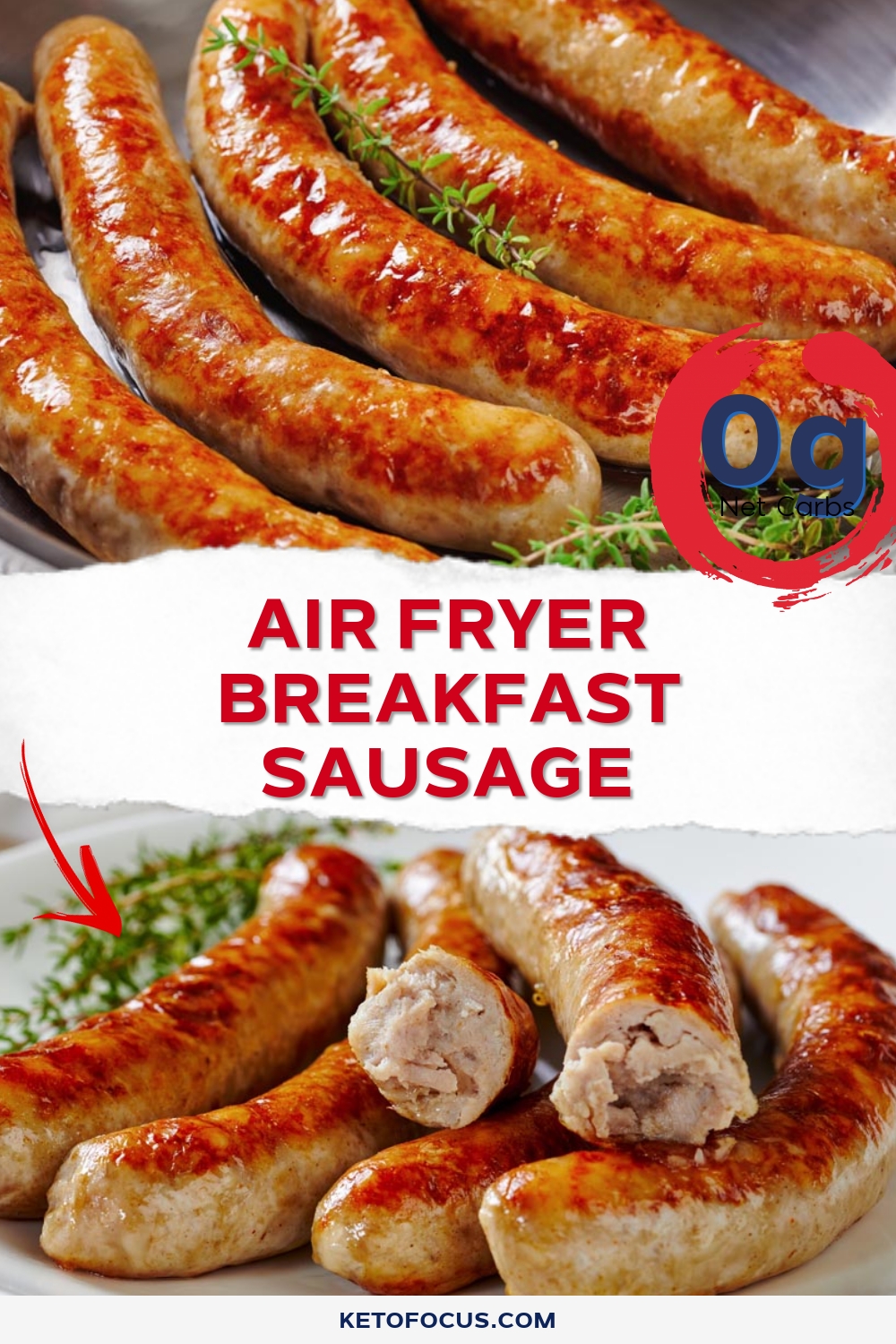Air fryer breakfast sausage