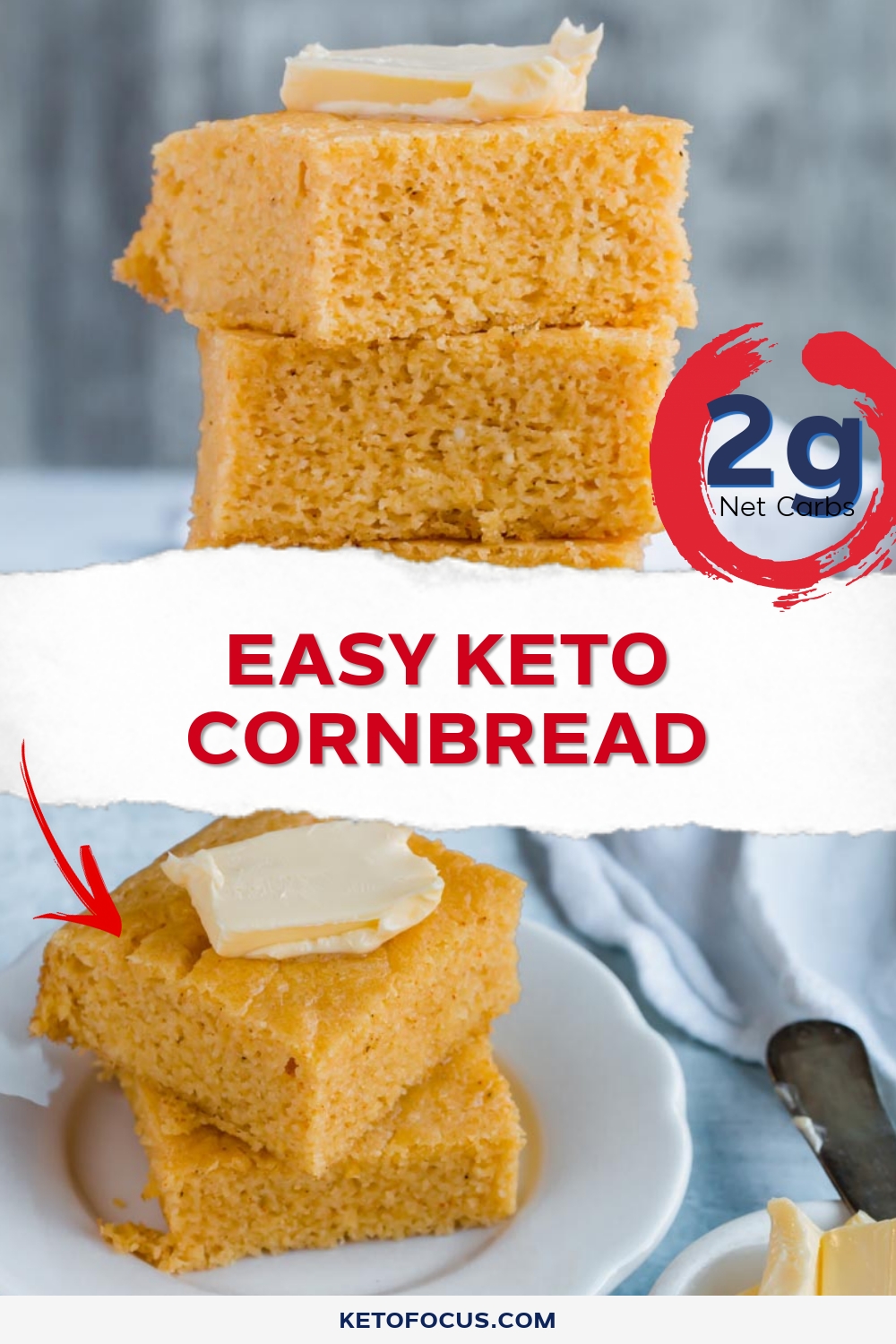 Easy Keto Cornbread