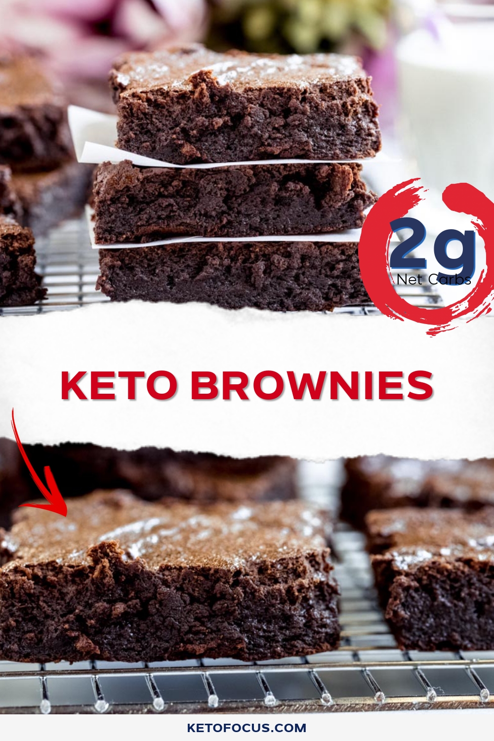 Best Keto Brownies (NO ALMOND OR COCONUT FLOUR) - Ketofocus