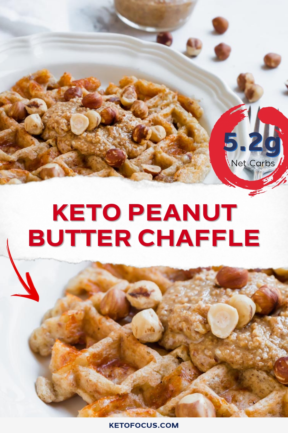 Keto Peanut Butter Chaffle