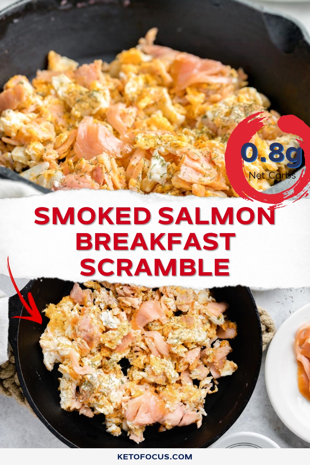 Smoked Salmon Breakfast Scramble