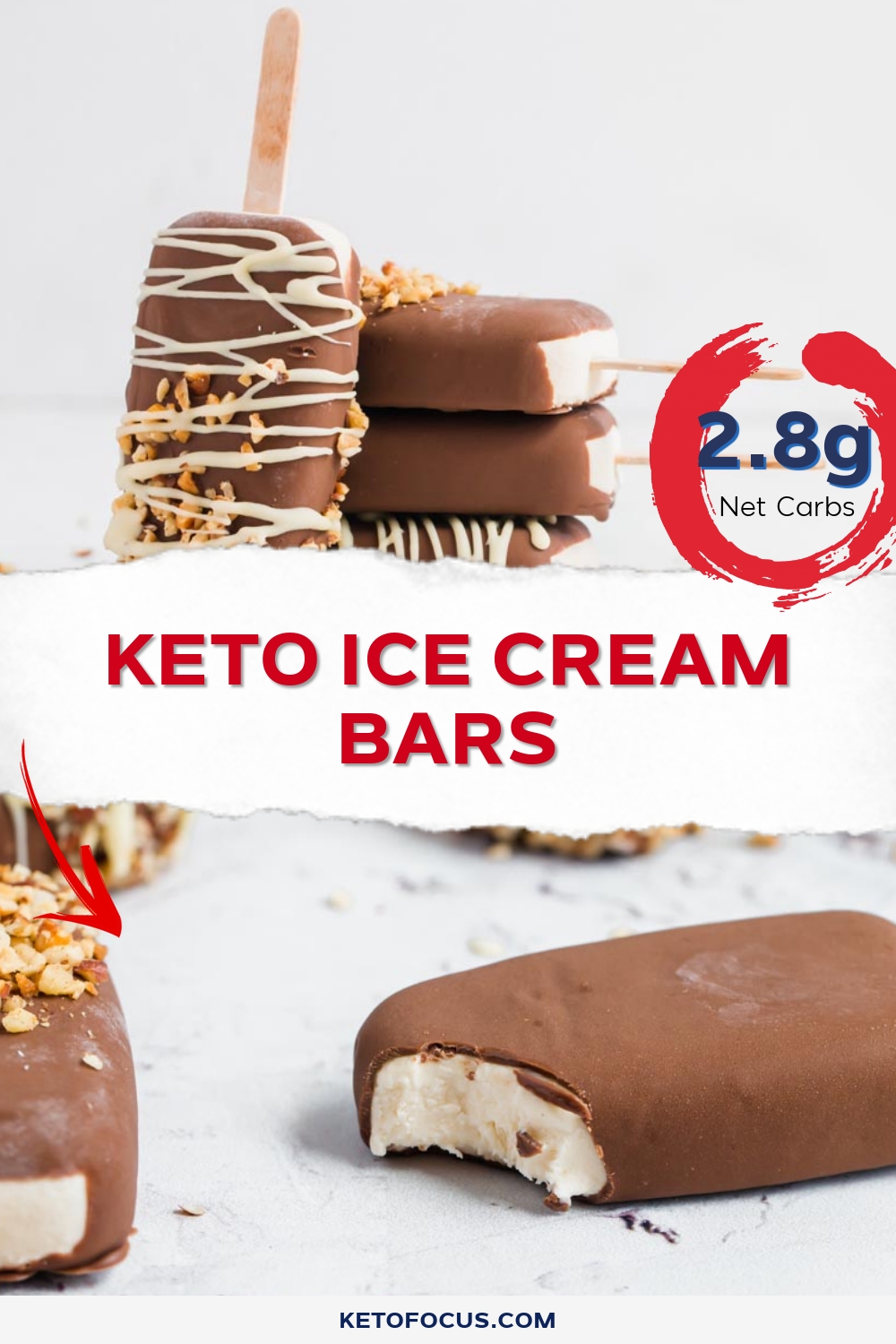 Keto Ice Cream Bars