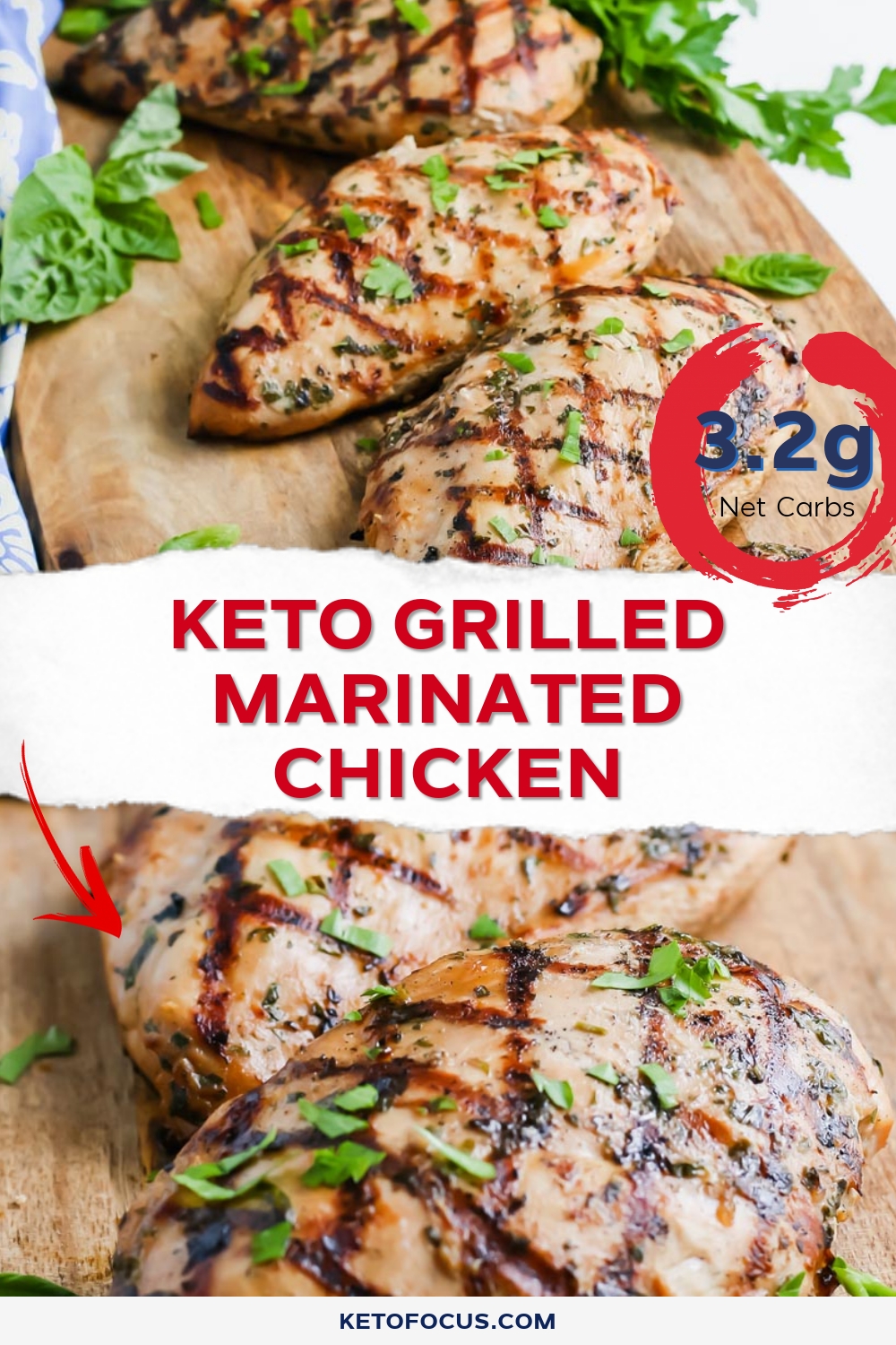Keto Grilled Marinated Chicken