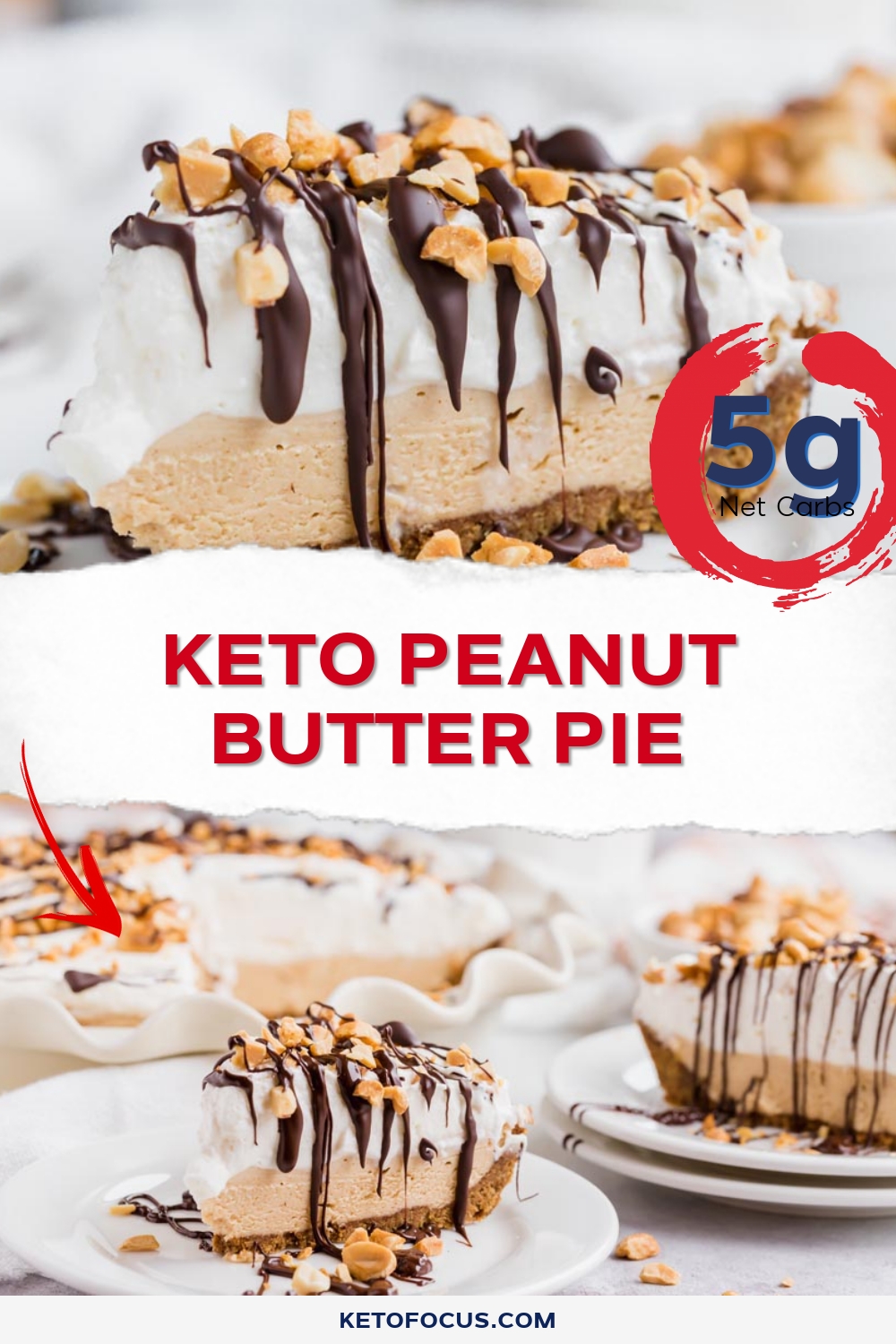 Keto Peanut Butter Pie