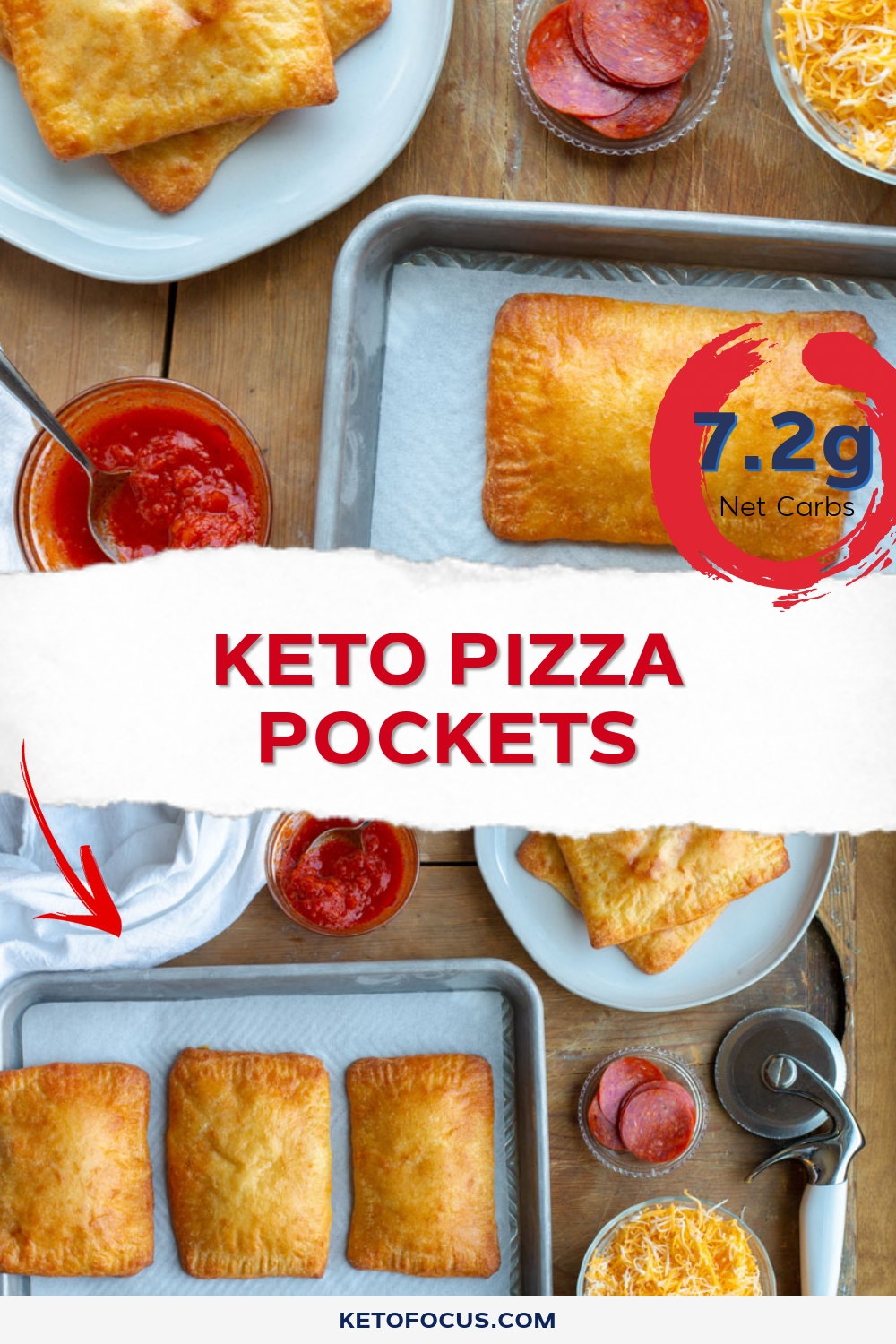 Keto Pizza Pockets