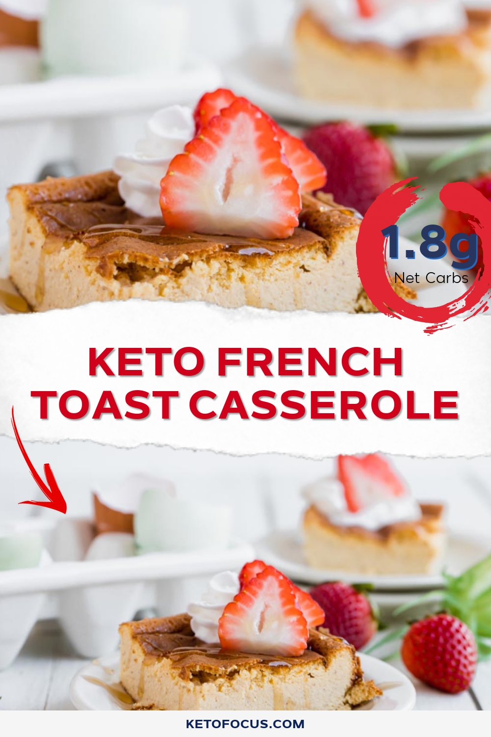 Keto French Toast Casserole