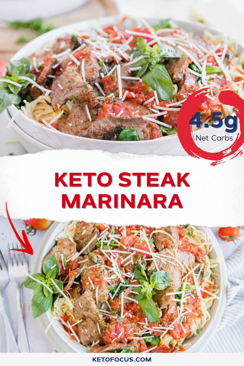 Keto Steak Marinara