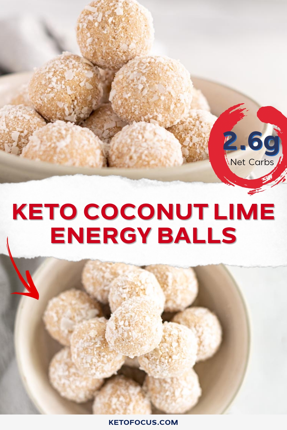 Keto Coconut Lime Energy Balls