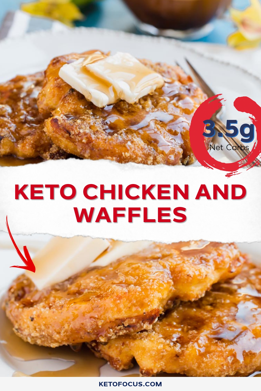Keto Chicken and Waffles