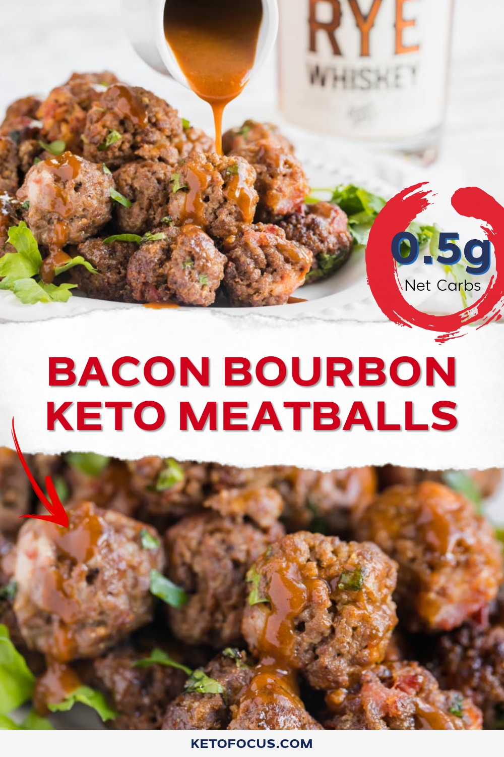 Bacon Bourbon Keto Meatballs
