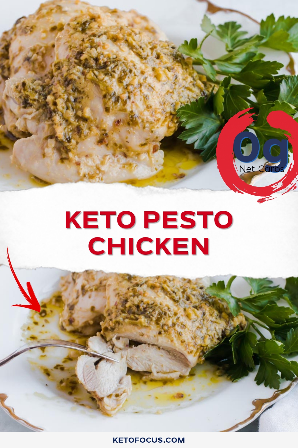 Keto Pesto Chicken Recipe - Ketofocus