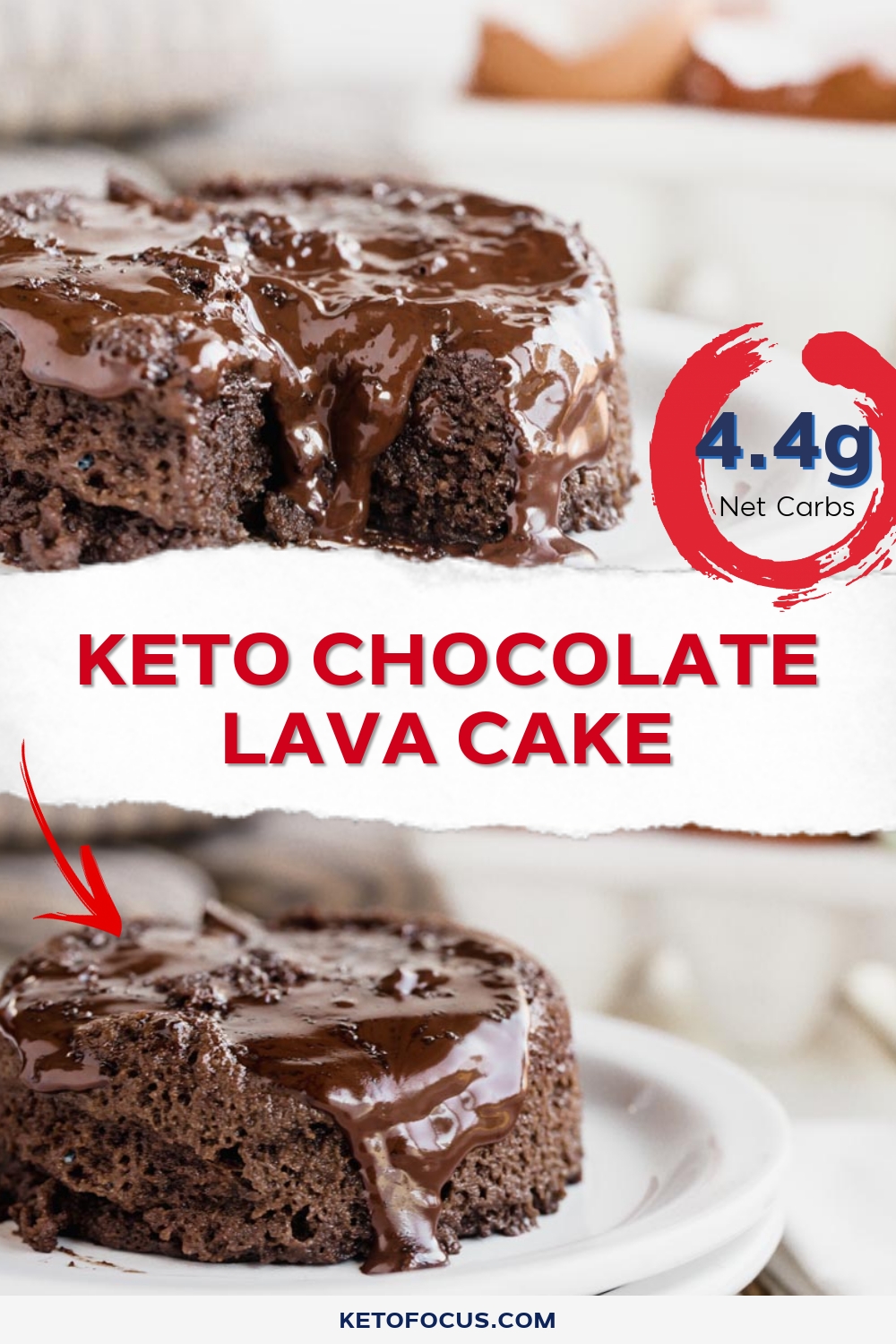 Keto Chocolate Lava Cake