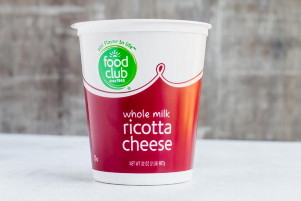 ricotta cheese container