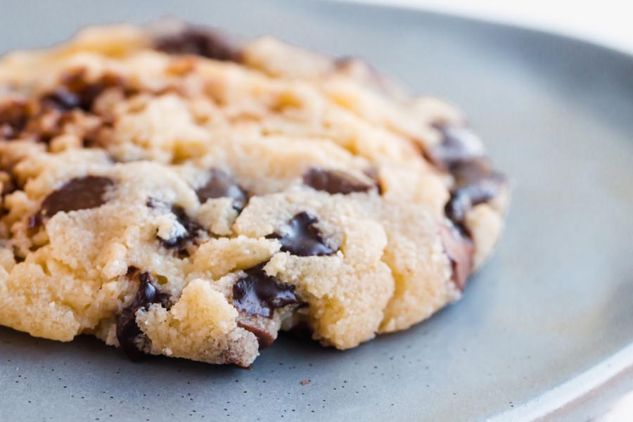 Single-Serve Pumpkin Chocolate Chip Cookie