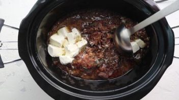 low carb taco soup cooked in a slow cooker