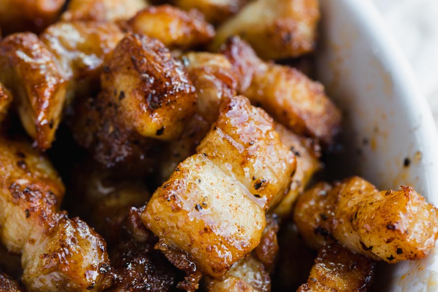 Spicy Maple Keto Pork Belly Bites Recipe Ketofocus