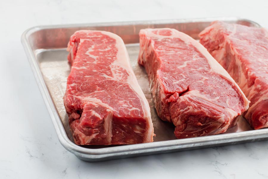raw ny prime cut steaks