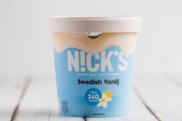 pint of nick's vanilla keto ice cream