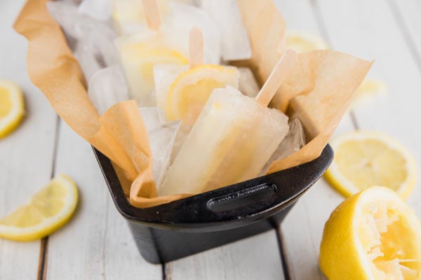 lemonade pops sticking out of a loaf pan